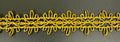 3/4" Metallic Braid Gimp Trim - 12 Continuous Yards - Made in USA!