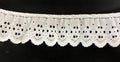 2" Ruffled Gathered Embroidery Eyelet Lace Trimming! - 8 Yards!