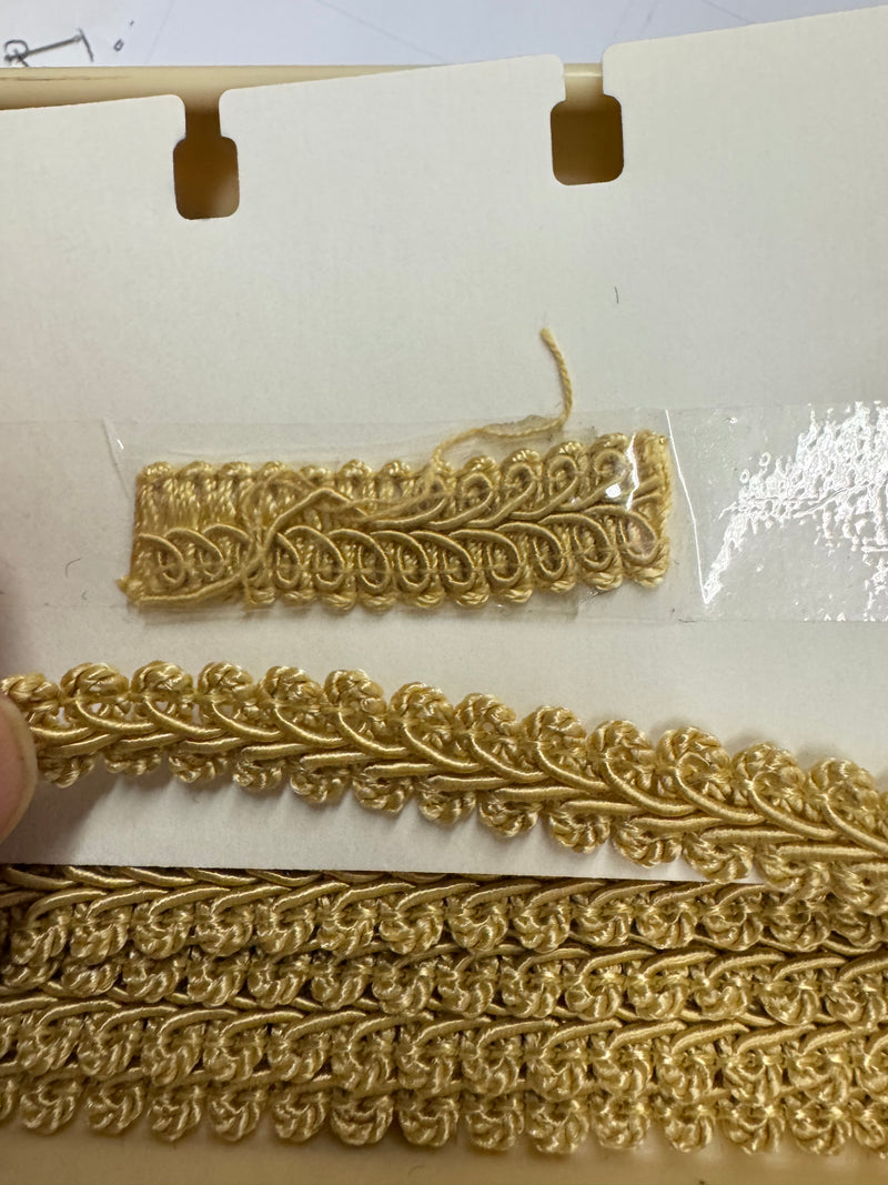 1/2" Chinese French Braid Gimp Trimming - 8 Continuous Yards!