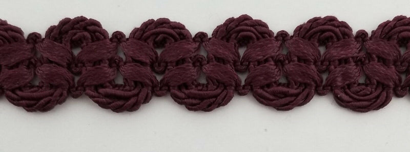 3/4" Double Scalloped Braid Gimp Trim - 12 Yards - MANY COLORS!