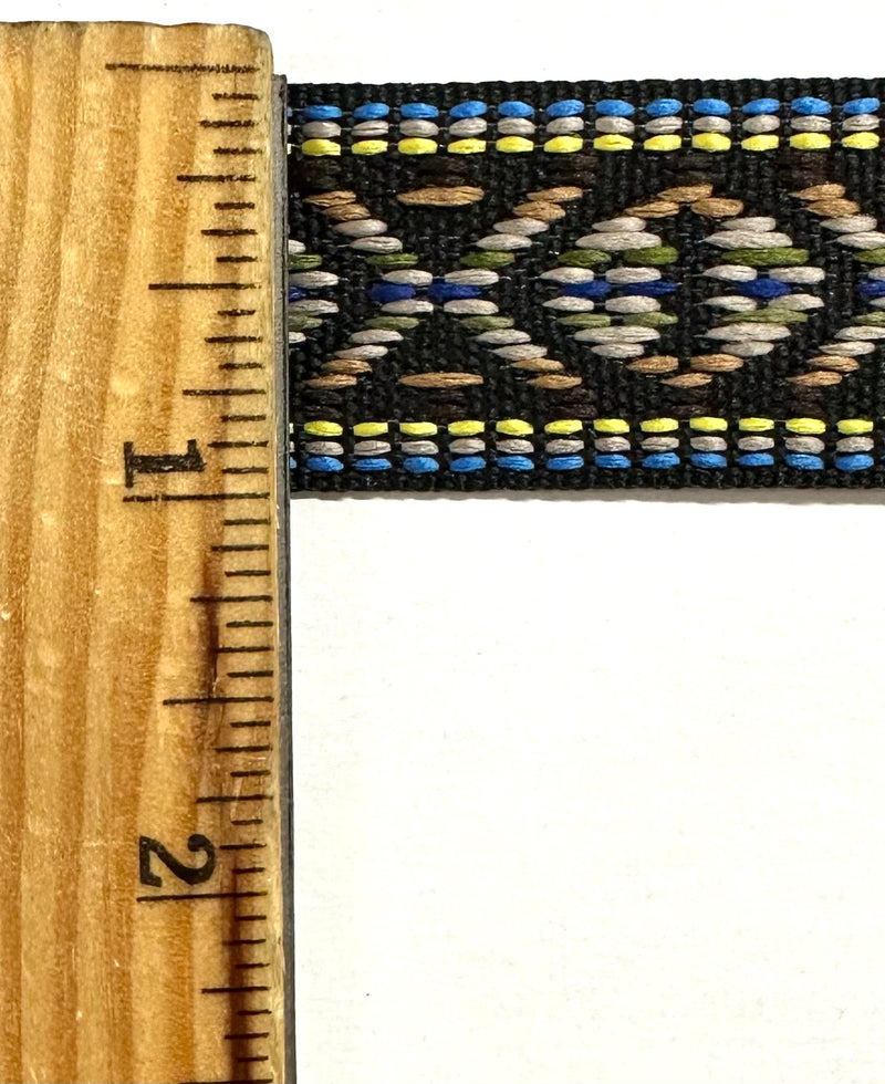 1" Jacquard Woven Ribbon Trim - 12 Continuous Yards!