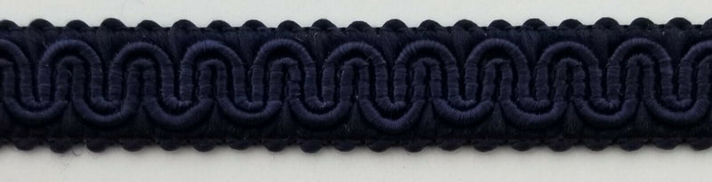 Blue Navy Braid Fringe Trims1.8cm - 0.71 inches gimp braid upholstery trim
