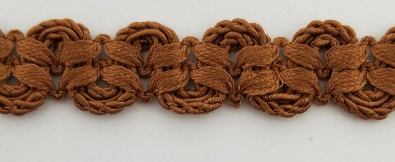 3/4" Double Scalloped Braid Gimp Trim - 12 Yards - MANY COLORS!